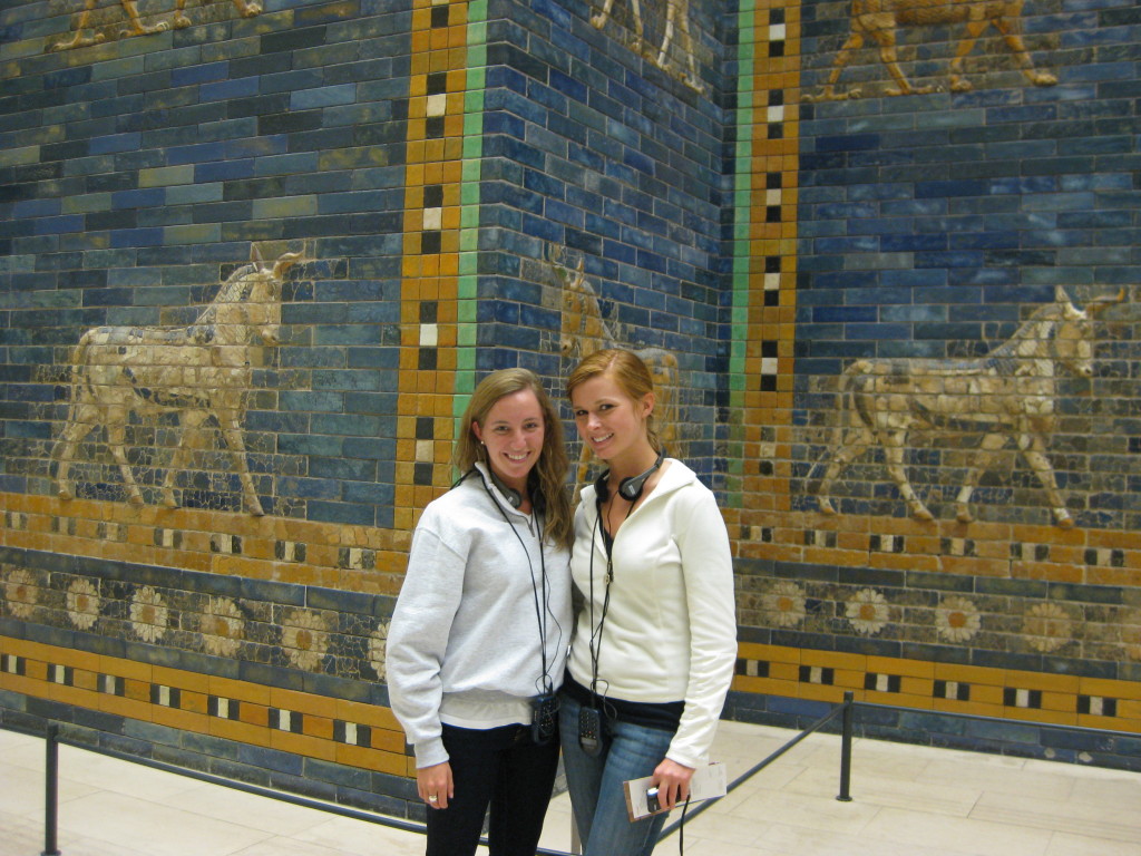 Paige and Anna at Pergamon Museum
