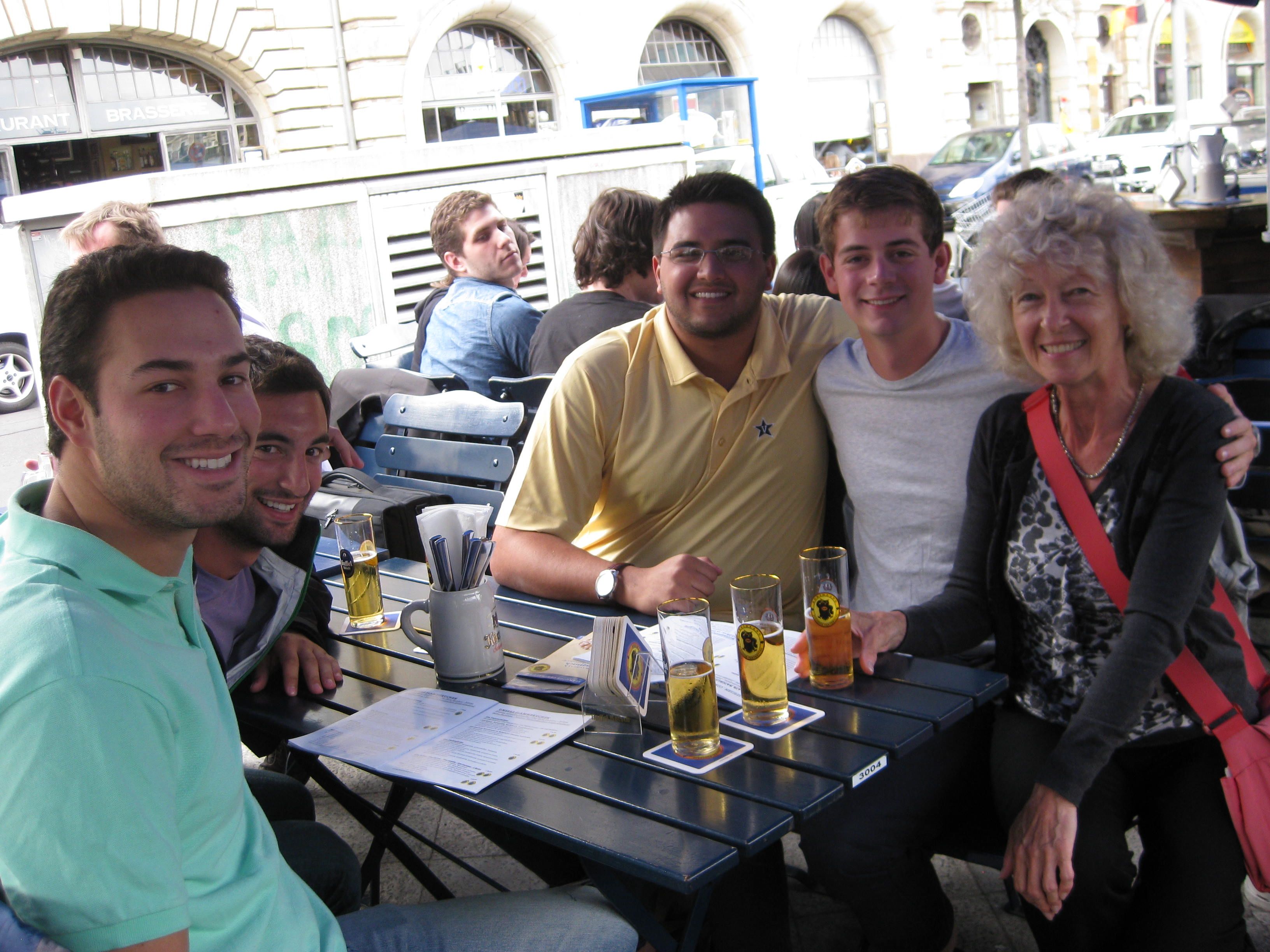 David Schroeder (Vanderbilt in Berlin 2008) and Vandy friends visit Berlin in 2012