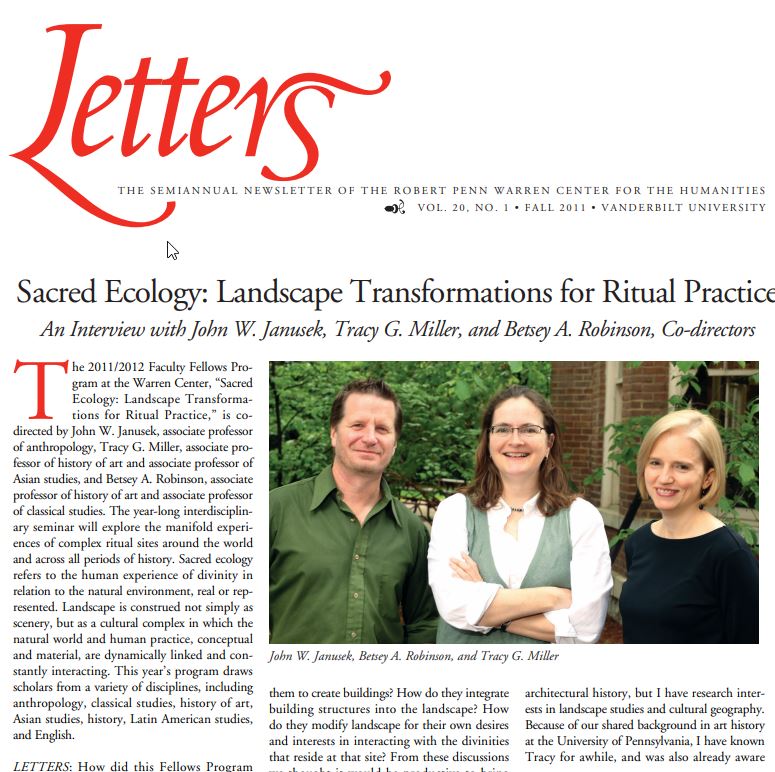 Sacred Ecology: Landscape Transformations