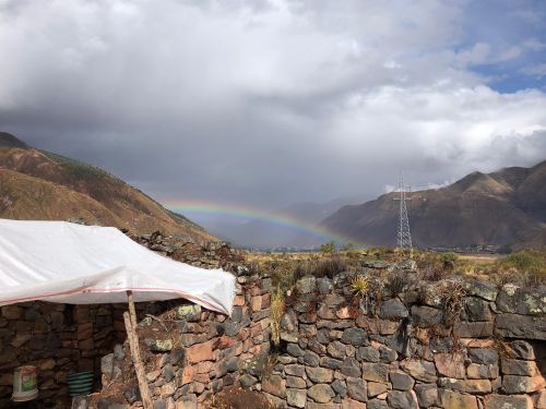 Site of Rumiqolqa, Cusco, Peru. During excavations in Summer 2018, under University of Minnesota Proyecto Internacional Arqueológico de Piñipampa, PI Steve Kosiba.