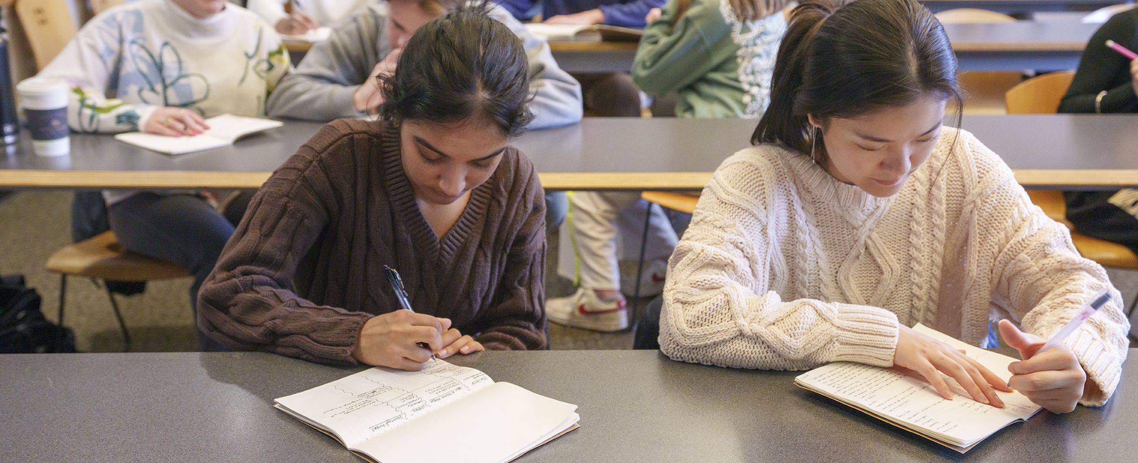 Students in class