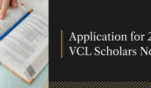 Application for 2026 VCL Scholars Now Open