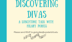 Discovering Divas: A Lunchtime Talk