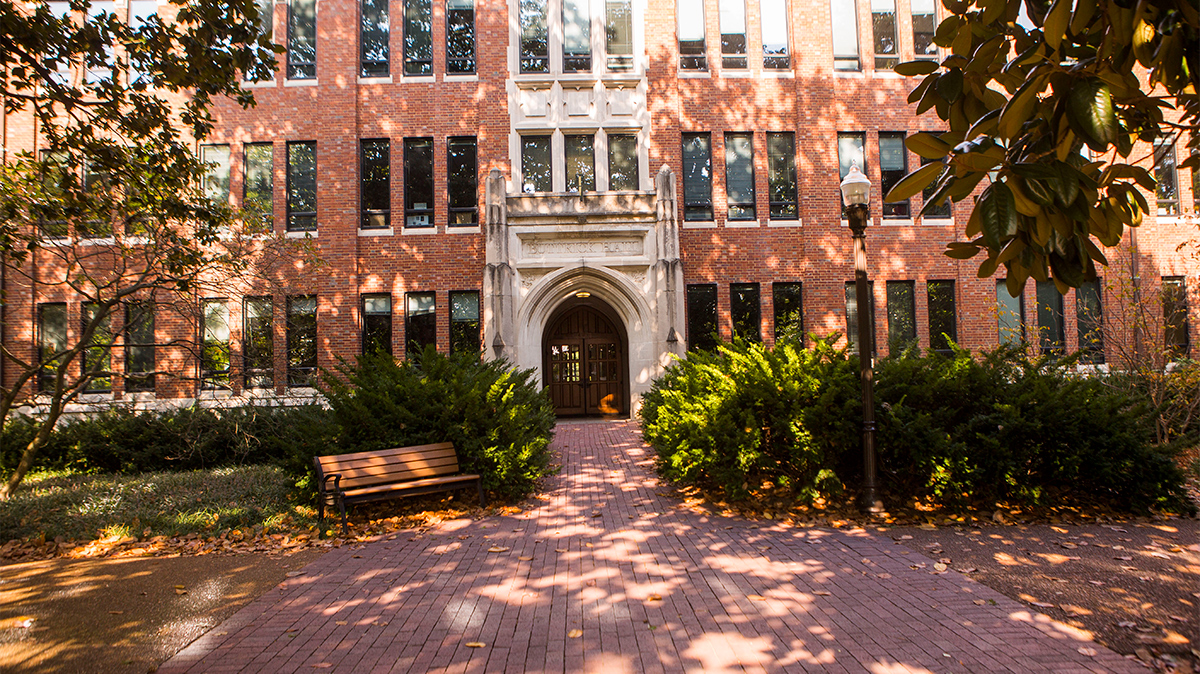 exterior shot of Buttrick Hall