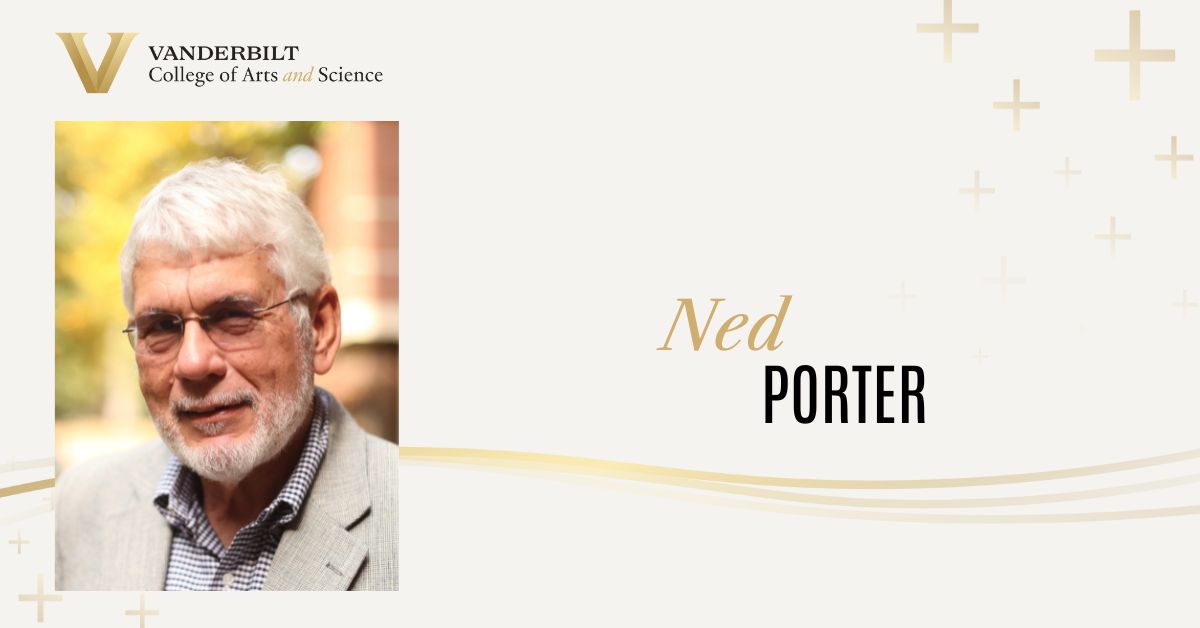 A photo of Ned Porter, research professor of chemistry and Stevenson Chair, emeritus.